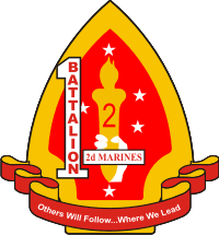 1st Battalion 2nd Marines Decal