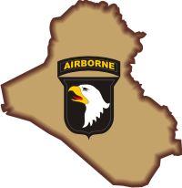 101st Airborne Iraq Decal