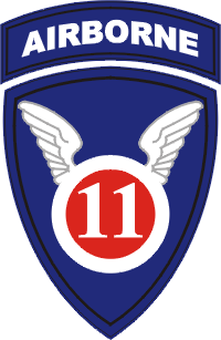 11th Airborne Division Decal