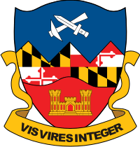 121st Engineer Regiment Maryland Defense Force Decal
