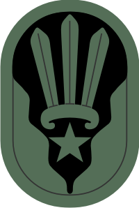 123rd Army Reserve Command Green Decal