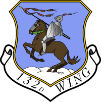 132nd Wing - Iowa Air National Guard Decal