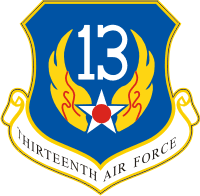 13th Air Force Decal
