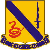 14th Cavalry Regiment DUI Decal