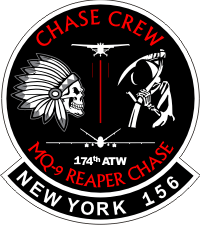 CAP NY 156th Civil Air Patrol Squadron – Reaper Chase Crew Decal