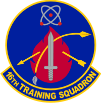16th Training Squadron Decal