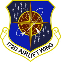 172nd Airlift Wing Decal
