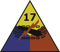 17th Armored Division Decal