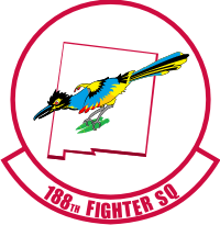 188th Fighter Squadron - New Mexico Air National Guard Decal