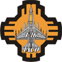 188th Fighter Squadron - New Mexico Air National Guard (v2) Decal