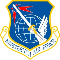 19th Air Force (v2) Decal