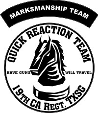 19th Military Police Regiment Quick Response Team (White) Decal