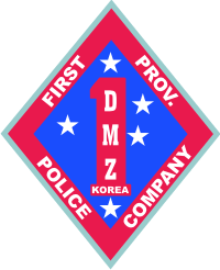1st Provisional DMZ Police Company Korea Decal