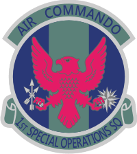 1st Special Operations Squadron Air Commando Decal