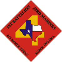 1st Battalion 23rd Marines Decal