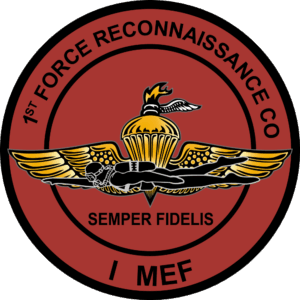 1st Force Recon Company, I MEF Marine Expeditionary Force Decal