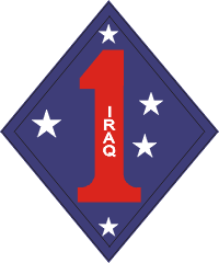 1st Marine Division Iraq Decal