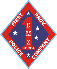 1st Prov. Police Company Korea Decal