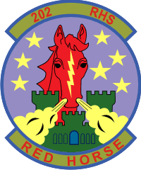 202nd Red Horse Squadron Decal