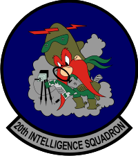 20th Intelligence Squadron Decal