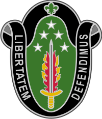 20th Support Command DUI Decal