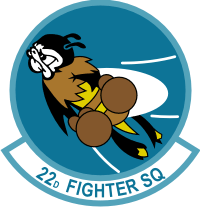 22nd Fighter Squadron Decal