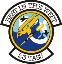 23rd Tactical Air Support Squadron Decal
