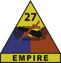 27th Armored Division Empire Decal