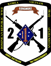 2nd Battalion 1st Marines – Gunsmoke Decal