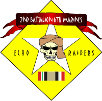 2nd Battalion 6th Marines Echo Raiders Decal