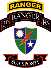 2nd Battalion 75th Ranger Combo Sua Sponte Decal