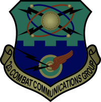 2nd Combat Communications Group Decal