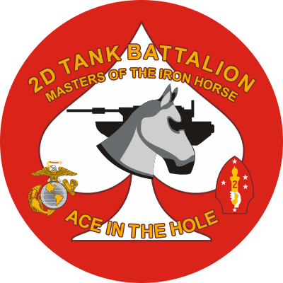 2nd Tank Battalion Decal