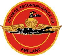 2nd Force Reconnaissance Company FMFLANT Decal - Military Graphics