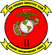 2nd MEF Marine Expeditionary Force Air-Ground Logistics Team Decal