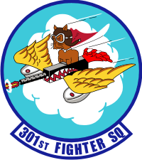 301st Fighter Squadron Decal