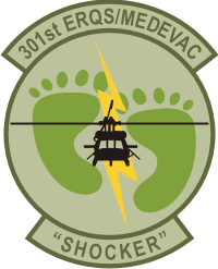 301st Expeditionary Rescue Squadron Decal
