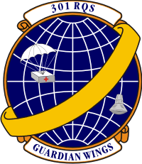 301st Rescue Squadron Decal