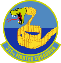 311th Fighter Squadron Decal
