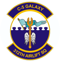 312th Airlift Squadron Decal