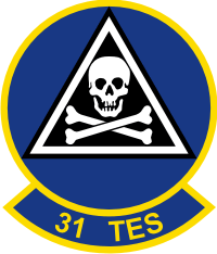 31st Test and Evaluation Squadron Decal