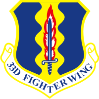 33rd Fighter Wing Decal