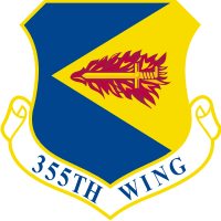 355th Wing Decal