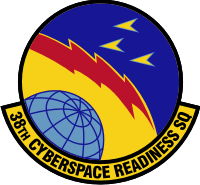 38th Cyberspace Readiness Squadron Decal