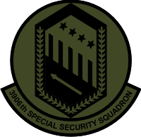 3906th Special Security Squadron (v2) Decal
