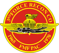 3rd Force Reconnaissance Co FMFPAC Decal