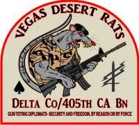Delta Co. 405th Civil Affairs Battalion Decal