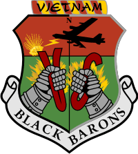 4133rd Bomb Wing (Prov) Black Barons Decal