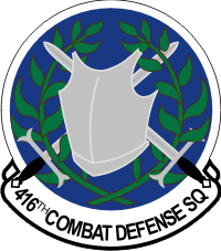 416th Combat Defense Squadron Decal