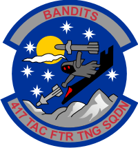 417th Tactical Fighter Training Squadron Decal